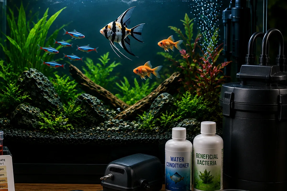 How to maintain clean aquarium water